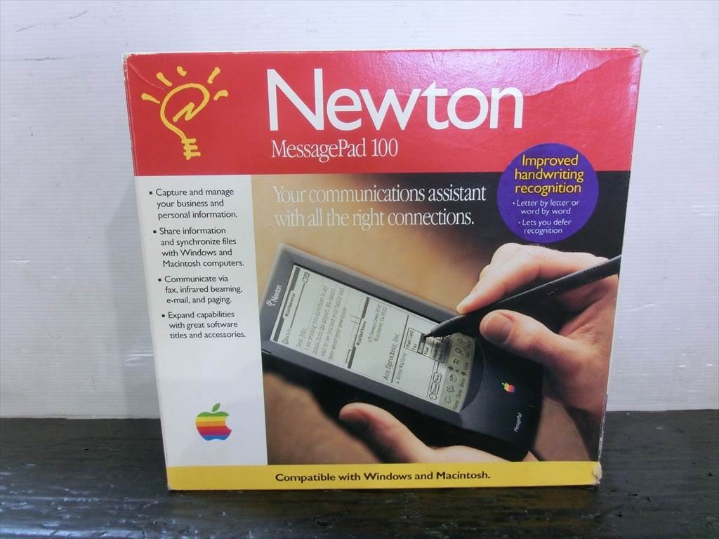【傷や汚れあり】T【B154】【80サイズ】 Apple Newton messagepad 100 ニュートンメッセージパッド/通電可