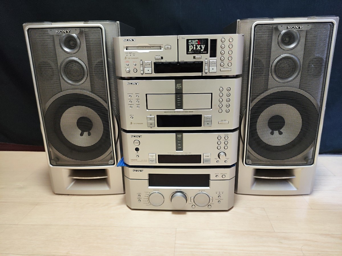 動作OK！SONY ソニー システムコンポ Pixy MHC-P99X ゴムベルト交換済