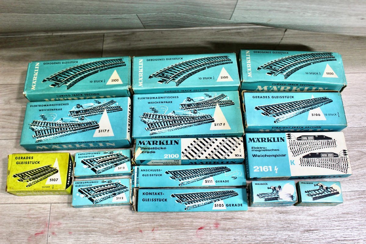 【傷や汚れあり】【1円スタート】X11G2058 Marklin(メルクリン) HOゲージ レール15個セットの落札情報詳細 ヤフオク落札