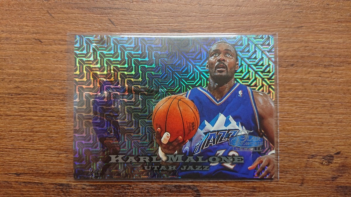 目立った傷や汚れなし】1997-98 Fleer Showcase ROW0 Karl Malone 143 