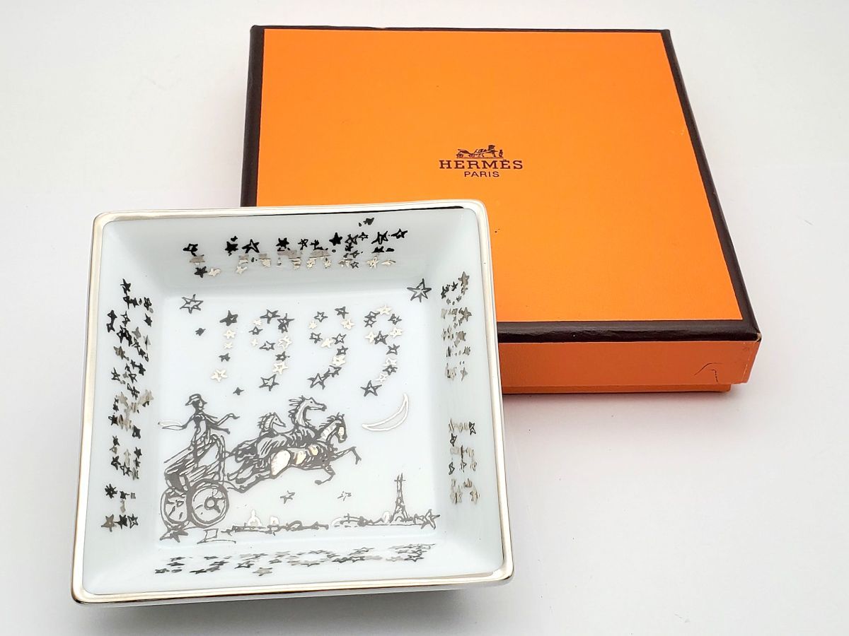 【目立った傷や汚れなし】1000円スタート アクセサリートレイ HERMES エルメス 1999年 L'ANNEE DANS LES