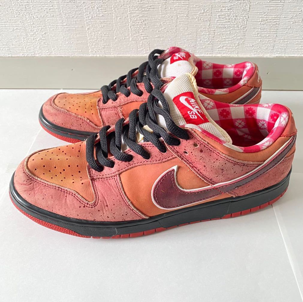 【傷や汚れあり】【1スタ！】CONCEPTS × Nike SB Dunk Low Red Lobsterの落札情報詳細 ヤフオク落札価格検索 オークフリー