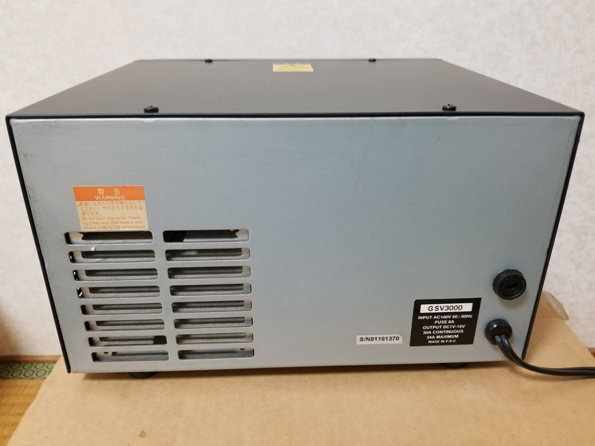 DIAMOND 安定化電源 GSV3000 GSV-3000 トランス式安定化電源30A