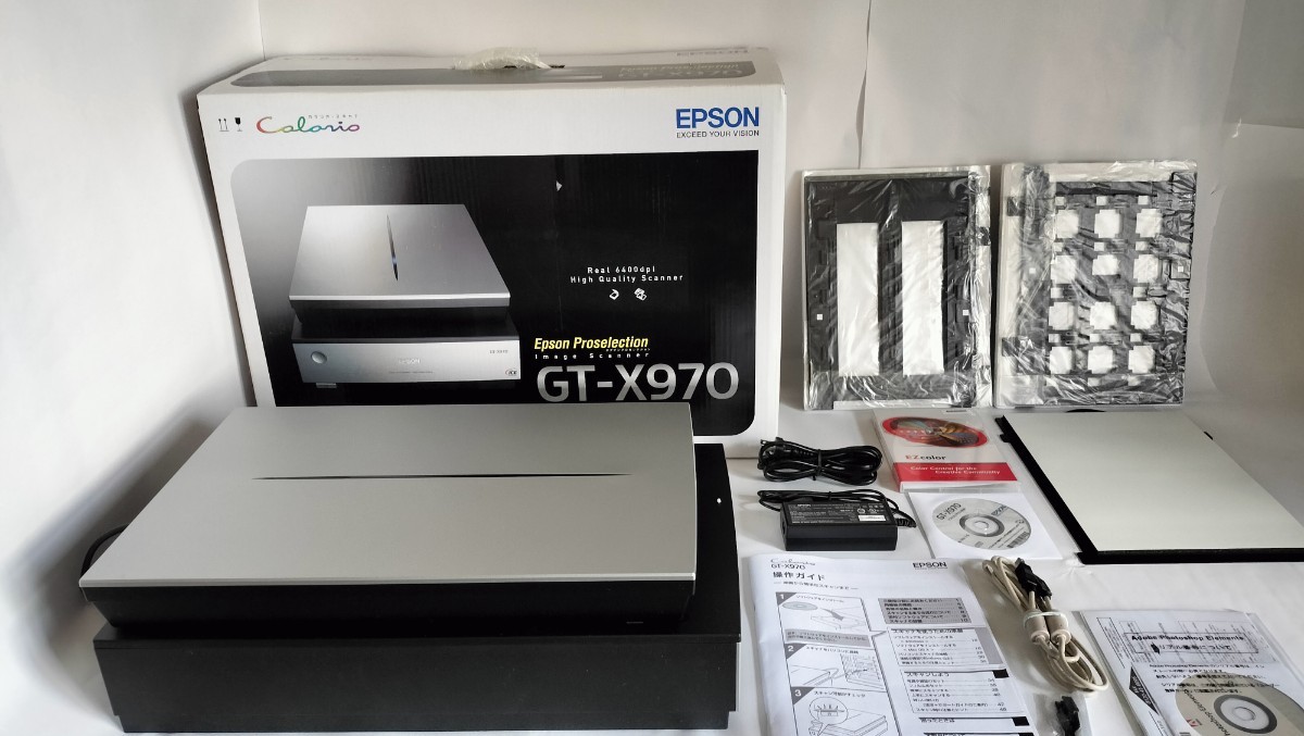 EPSON GT-X970 スキャナー 透過原稿読み込みキット付