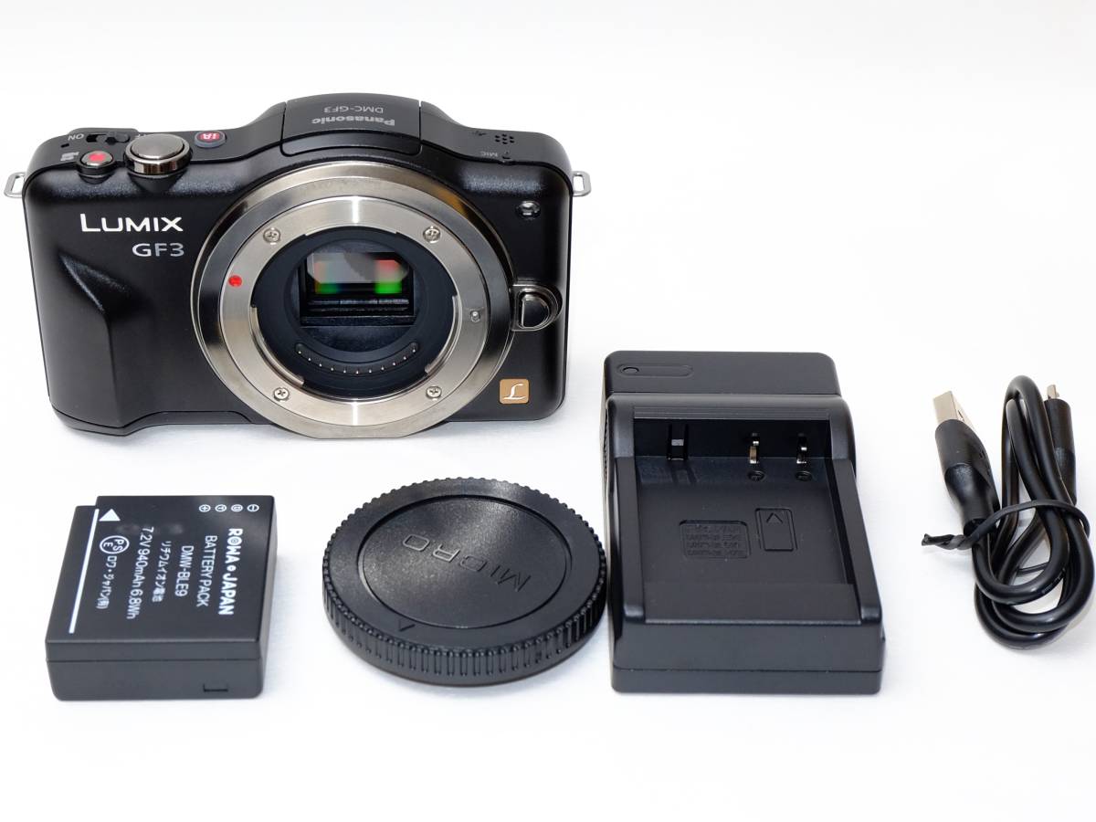 LUMIX DMC-GF6 カメラ ボディ、充電器、バッテリーのみ