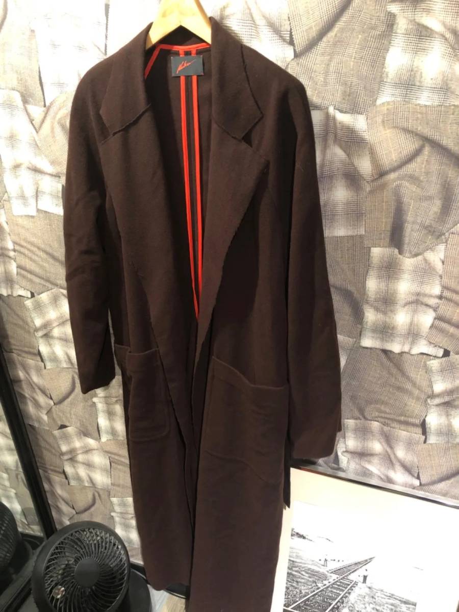 UNUSED　UNUSED×NIUKU WOOL COAT UNUSED × NIUKU WOOL GOWN COAT green（Wool coat women, winter