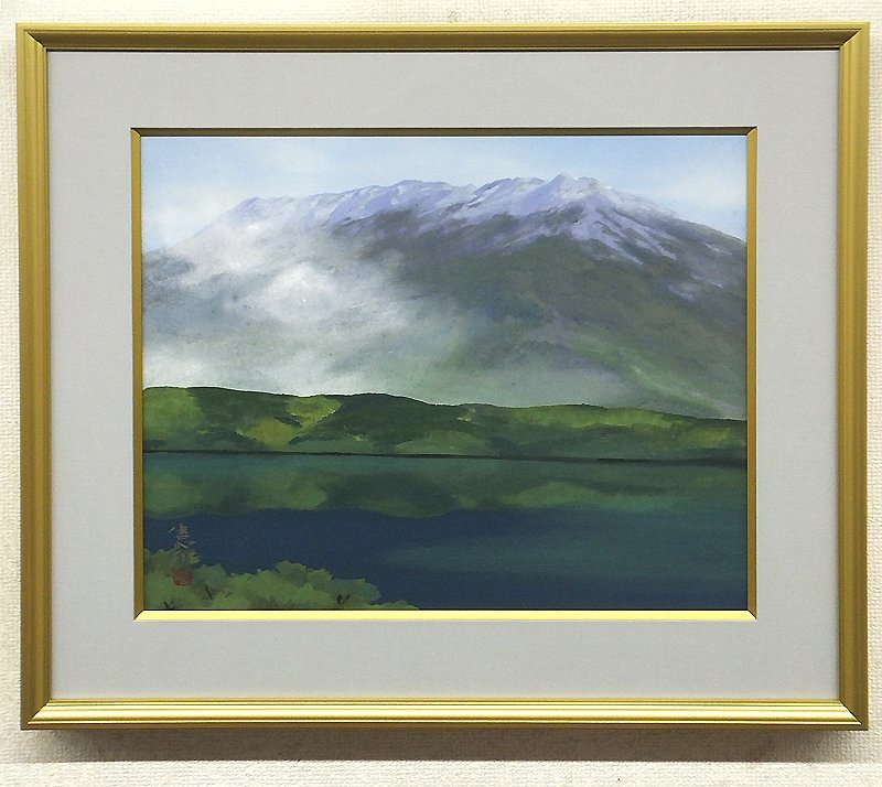 大森祥吾、【パリ残照（モンマルトル遠望）】、希少な大判額装用画集より