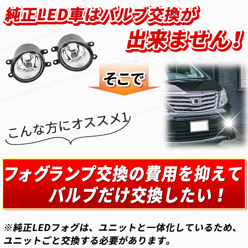 50プリウスフォグ前期h11バルブ交換タイプ