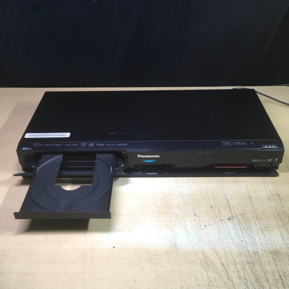 中古 PANASONIC ブルーレイレコーダー DMR-BW680 肥り