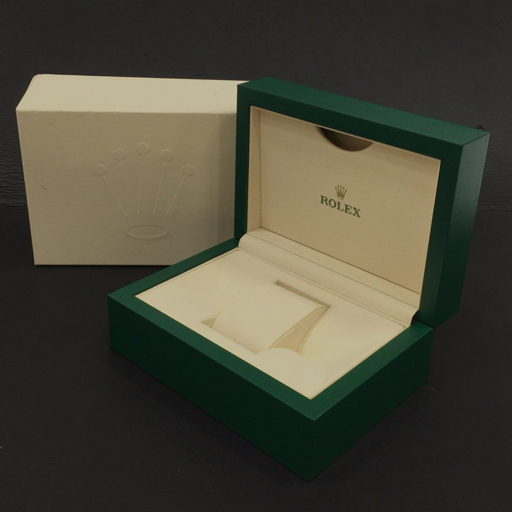 【やや傷や汚れあり】【付属品のみ】 ロレックス 時計用 空箱 内箱 外箱 2箱セット メンズ レディース グリーン 緑 現行モデル 39139 ...