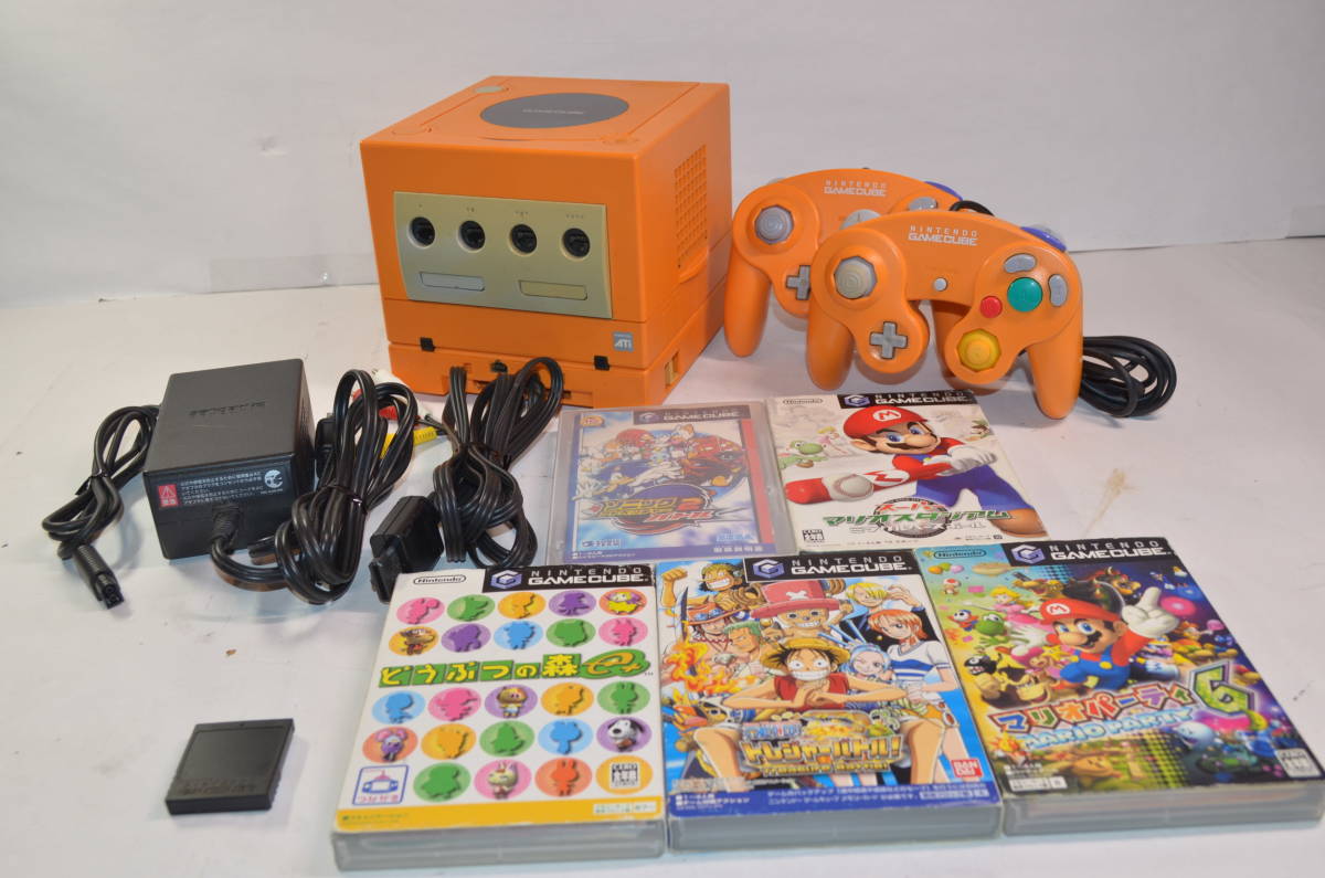 任天堂 ゲームキューブ/オレンジ本体&ゲームボーイプレーヤー 任天堂 ゲームキューブ/オレンジ本体&ゲームボーイプレーヤー