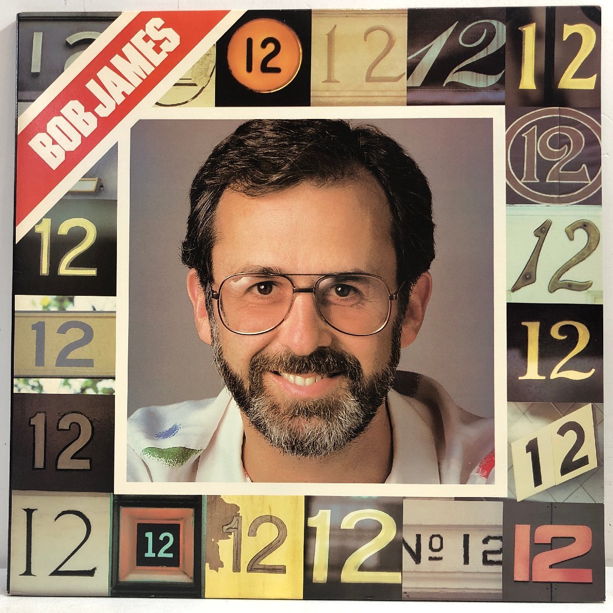【やや傷や汚れあり】【US盤 LP】BOB JAMES / 12 / ボブ・ジェームス エリック・ゲイル, マーカス・ミラーほか 日本盤用解説