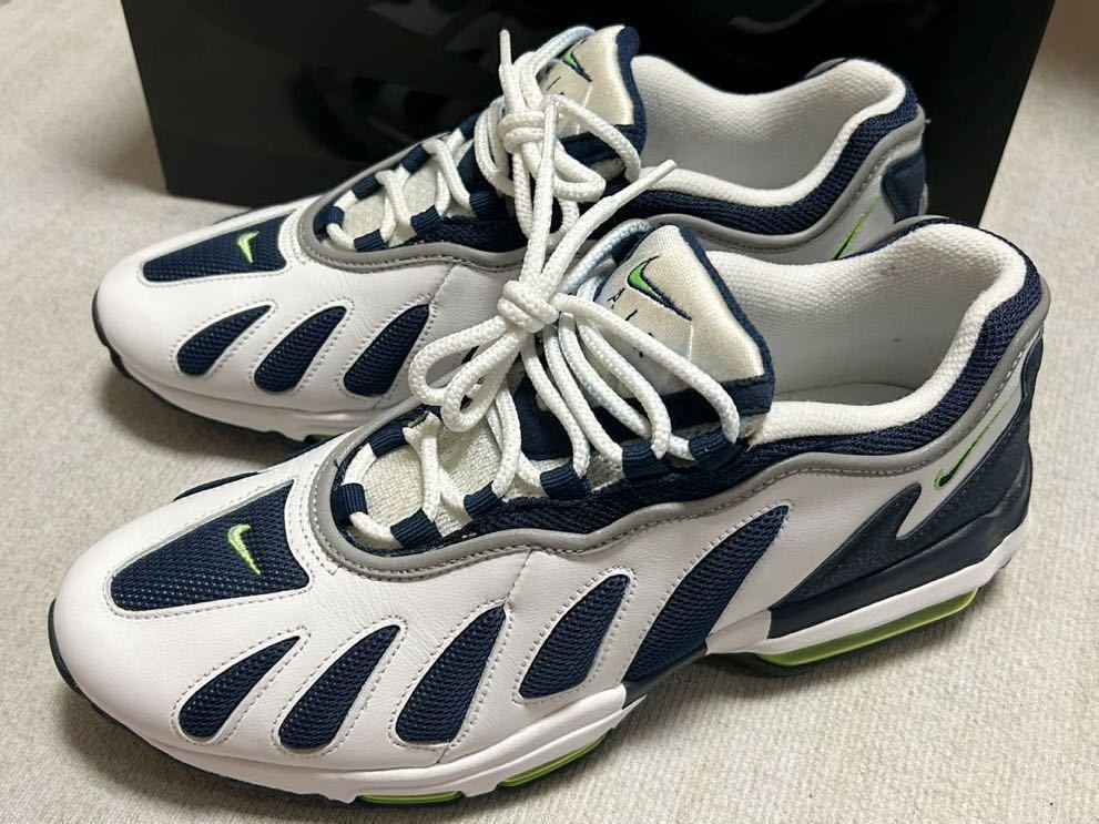 目立った傷や汚れなし】極美品 NIKE AIR MAX 96 XX Obsidian/Scream
