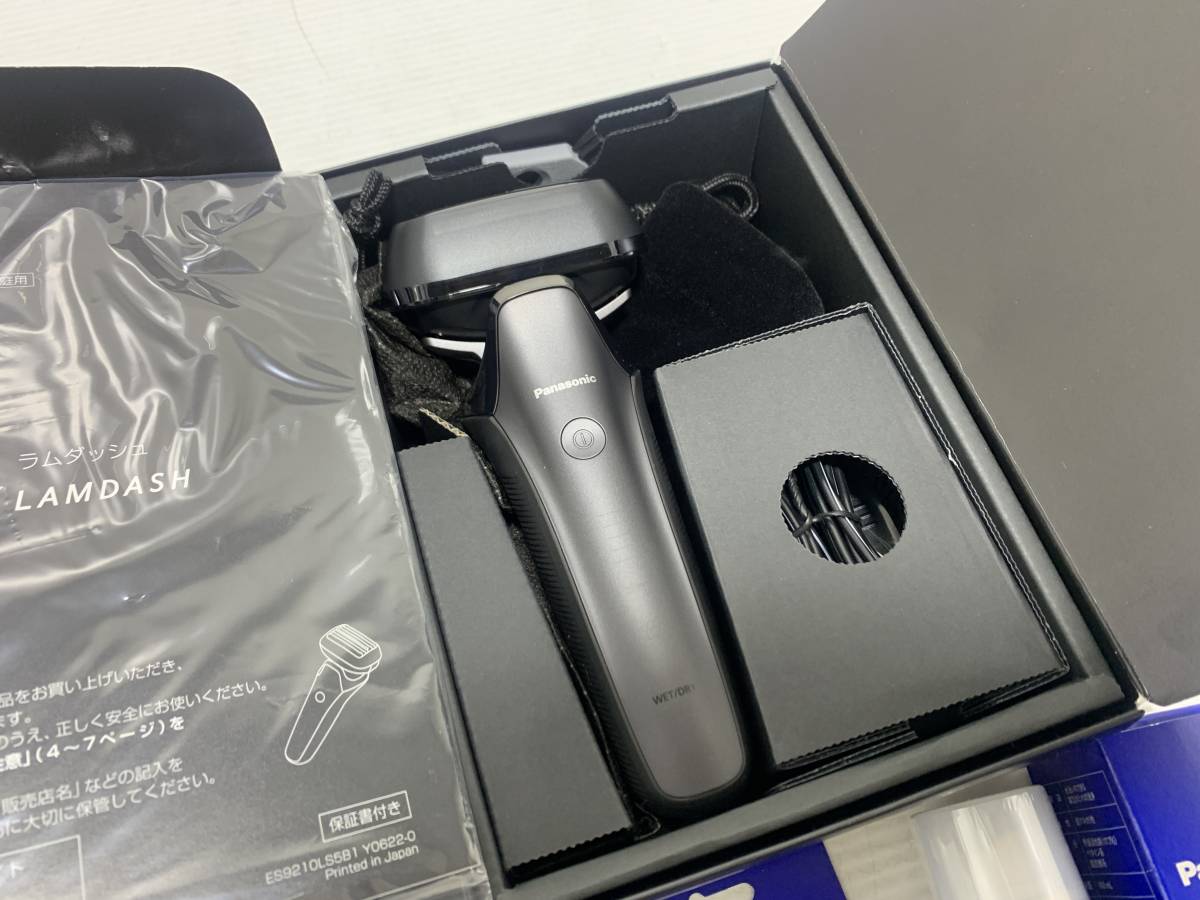 【美品】Panasonic パナソニック リニアシェーバー ES-LS5B パナソニック、6枚刃/5枚刃を搭載したリニアシェーバー「ラムダッシュ