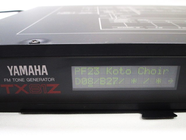 傷や汚れあり】☆YAMAHA TX81Z ヤマハ FM音源モジュール トーン 