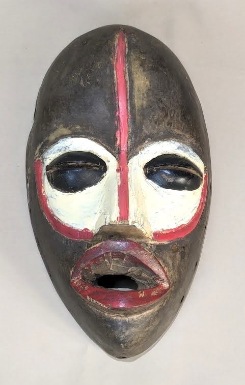 アンティーク】アフリカンマスク 木製 ヴィンテージ【アフリカン