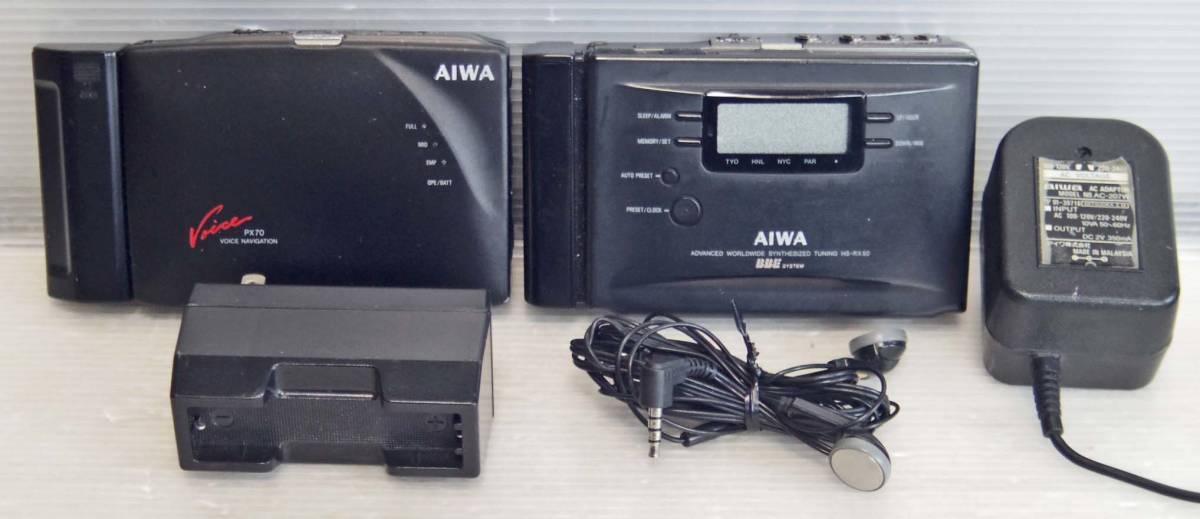 AIWA カセットプレーヤー ボイスナビゲーションPX70 ジャンク品