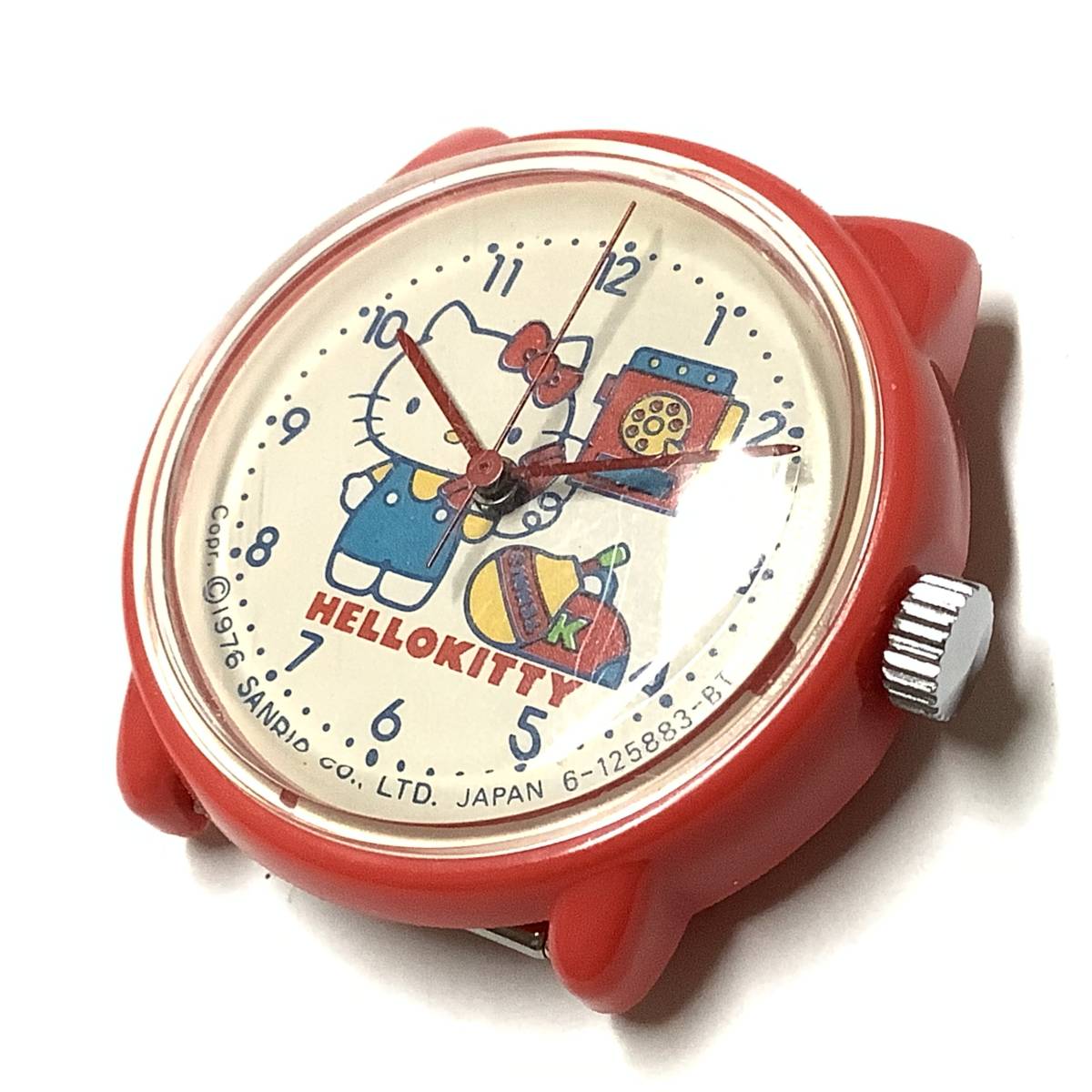 サンリオレトロ キティ ダニエル 2000 大理石風 時計 ジャンク 【公式