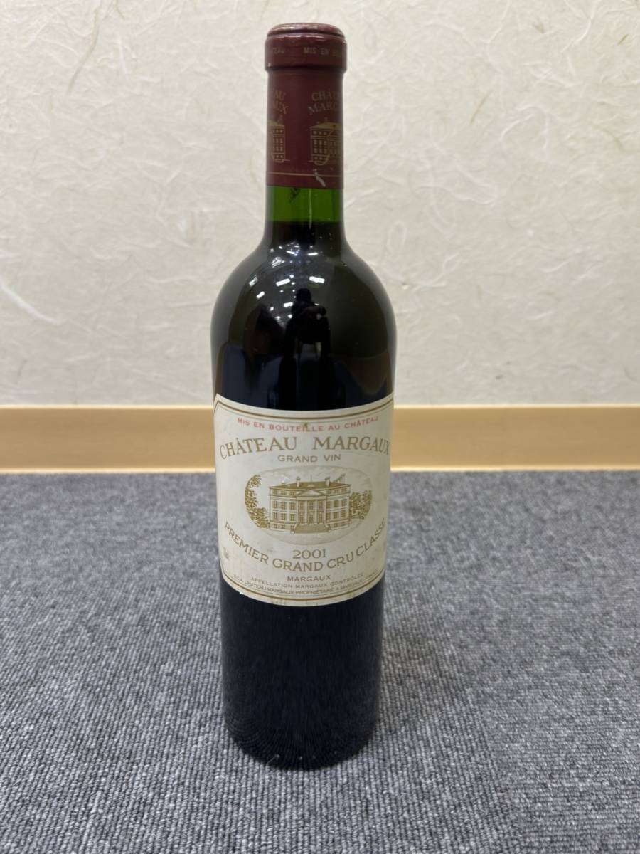 【EKA-6835TM】1円スタート シャトーマルゴー Chteau Margaux 2001 750ml 13％ 未開栓 中古品 保管品 スティルワイン 洋酒 古酒の1番目の画像