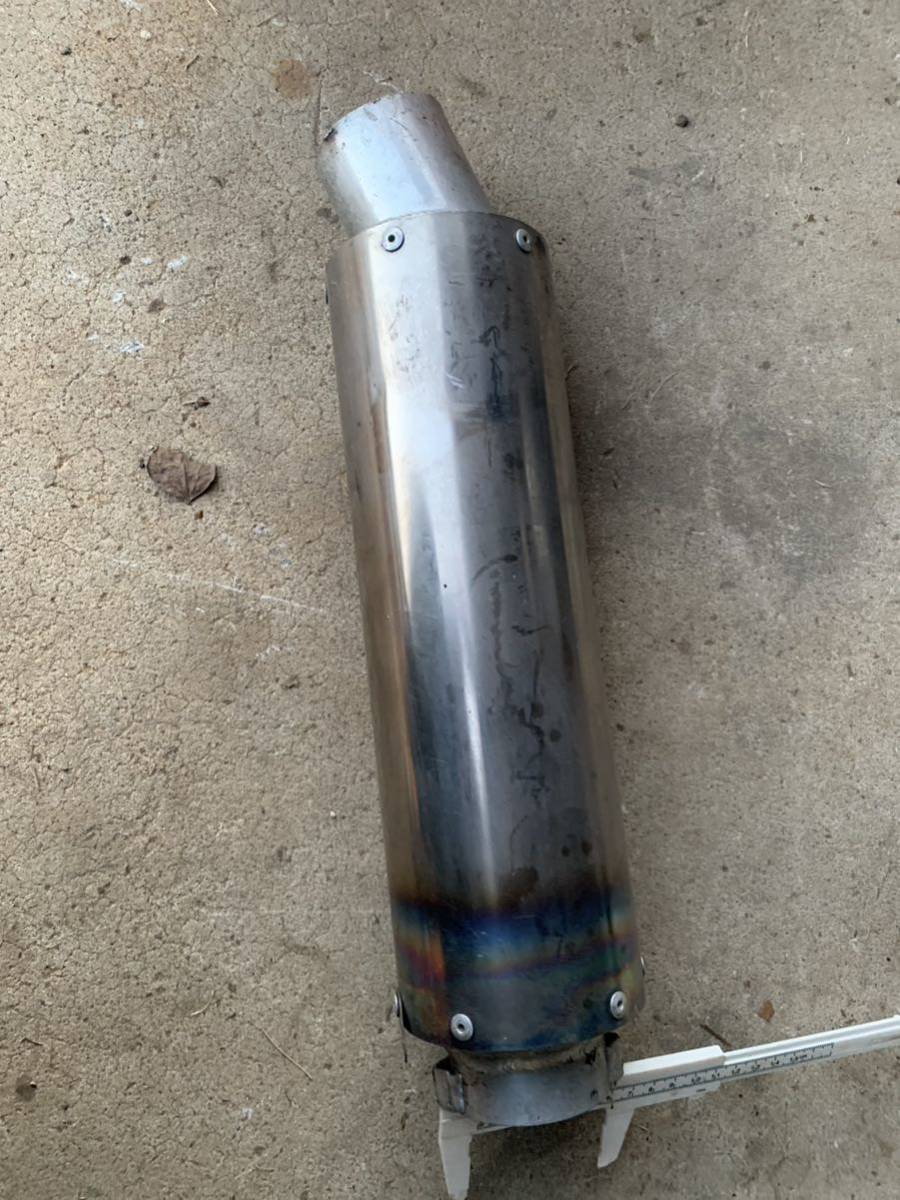 lci parts　60.5π チタンマフラー　汎用 ヨシムラ60.5π サイレンサーワンオフマフラーZ900RS cb750