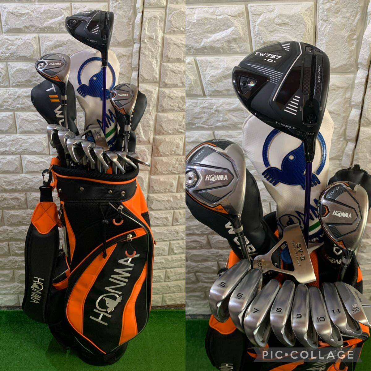 マルマン HONMA ホンマ メンズ ゴルフ クラブ セット バッグ付き 楽天市場】本間 ゴルフ HONMA D1 クラブセット 10本セット