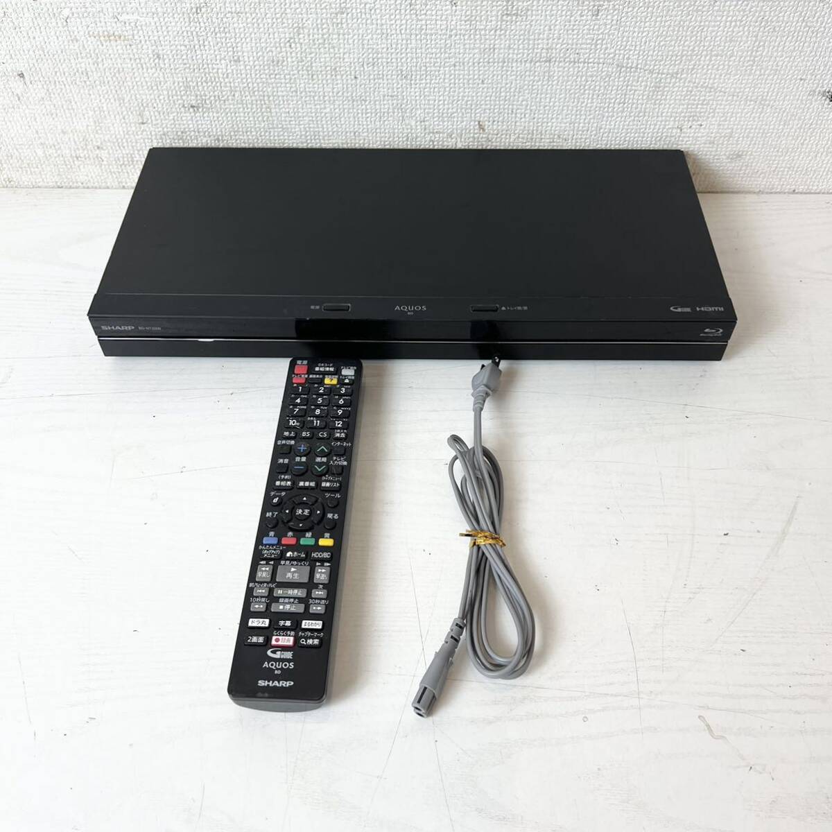 SHARP AQUOS BDレコーダー BD-WW1200 2018年製 整備品
