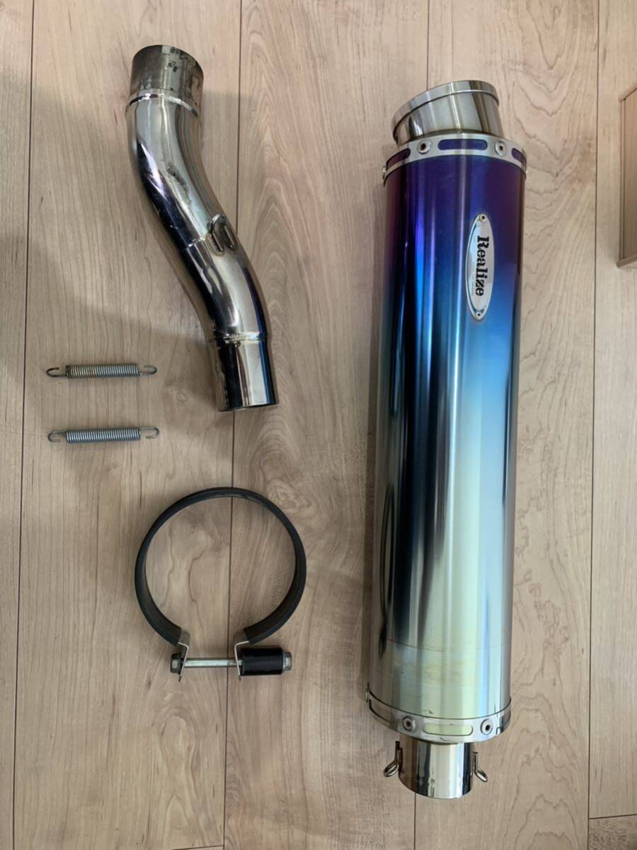 Realize ホンダ ゼルビス SUS Aria スラッシュtype S REALIZE Realize ゼルビス バイクマフラー MC25 1991年〜1992年