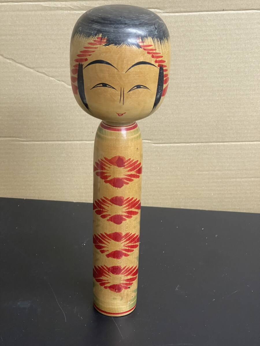 佐藤英太郎 伝統こけし 30cm 郷土玩具 置物