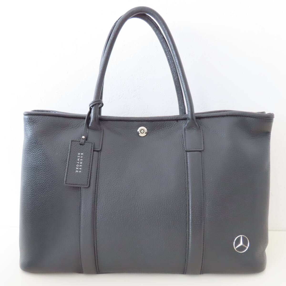 メルセデス・ベンツ ブラックレザートートバッグ Mercedes-Benz ブラックレザートートバッグ 【公式通販】