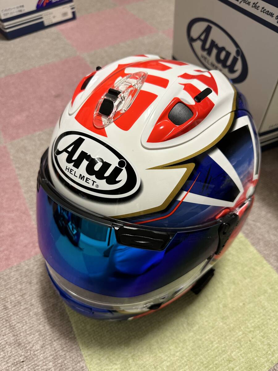 Arai RX-7Xペドロサ サムライ 侍スピリット 金 59.60 CM Webike | Arai アライ RX-7X PEDROSA SAMURAI SPIRIT [アール