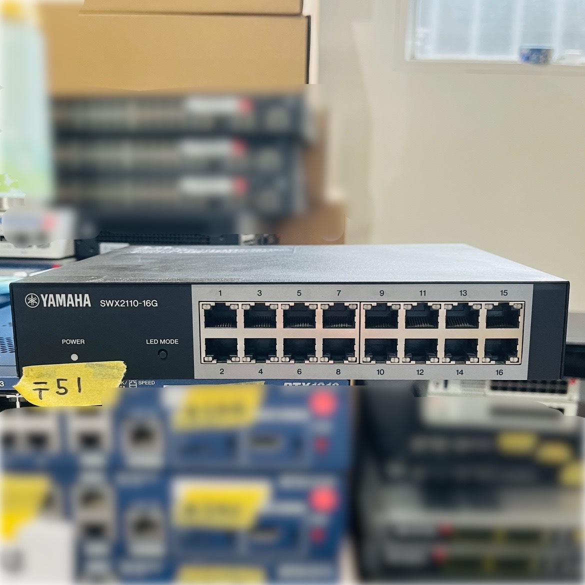 YAMAHA SWX2110-16G 16ポート L2スイッチングハブ ヤマハ シンプルL2