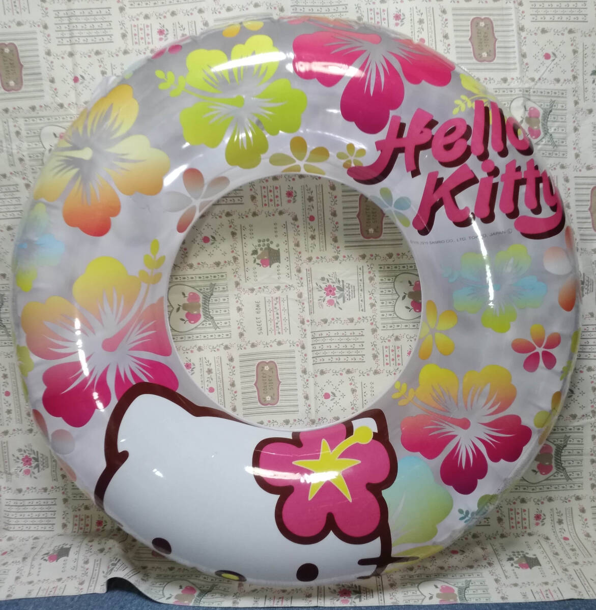 ハローキティ ハイビスカス 浮き輪 90cm 即購入可