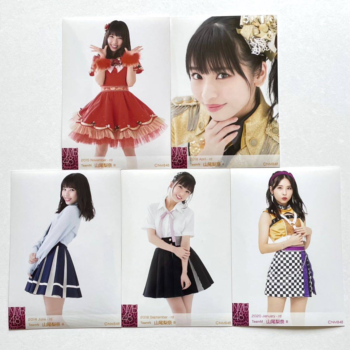 【海外限定】 山尾梨奈 A 1枚 かわいくっ 2017 August ランダム 公式生写真 アイドル