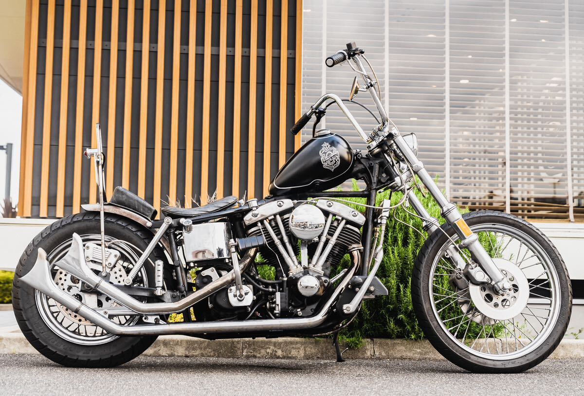 やや傷や汚れあり】1980 FXWG ショベル チョッパー フルカスタム 車検3