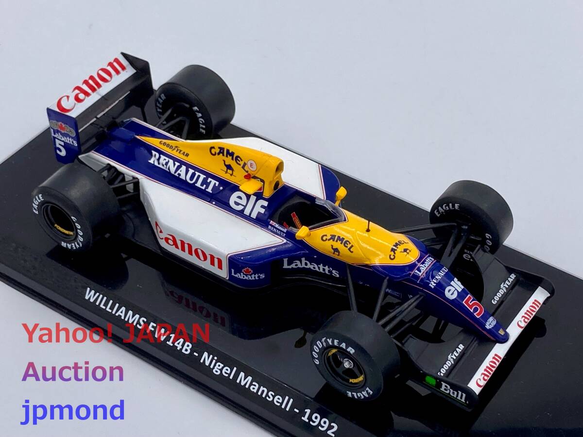 未使用】Premium Collectibles 1/24 ウィリアムズ FW14B #5 N.マンセル