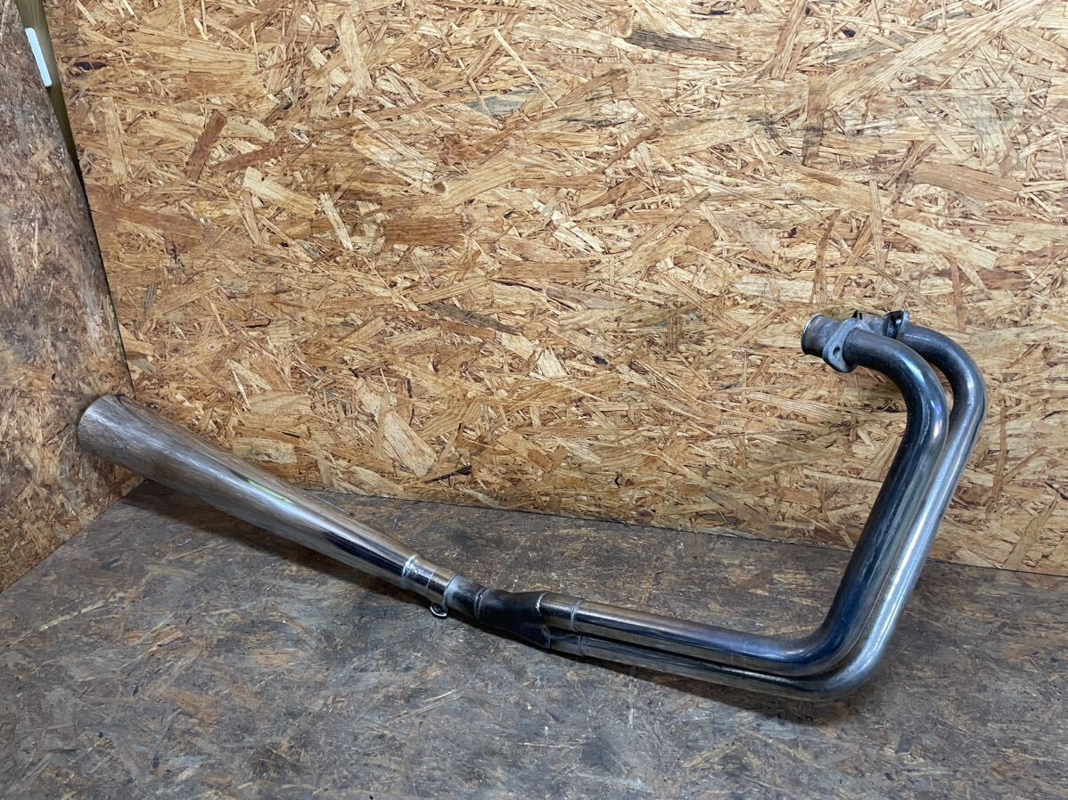 [今だけ送料込み‼️]GS400 斜切りマフラー GS400/GSX400E/ザリ/ゴキ 猪管3 メガサイクロン 外伝 耐熱ブラック