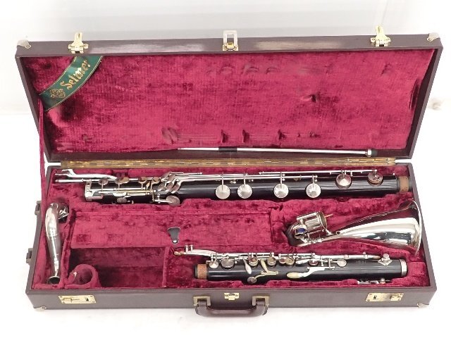 傷や汚れあり】SELMER バスクラリネット 25II Low-C 22キー ハード