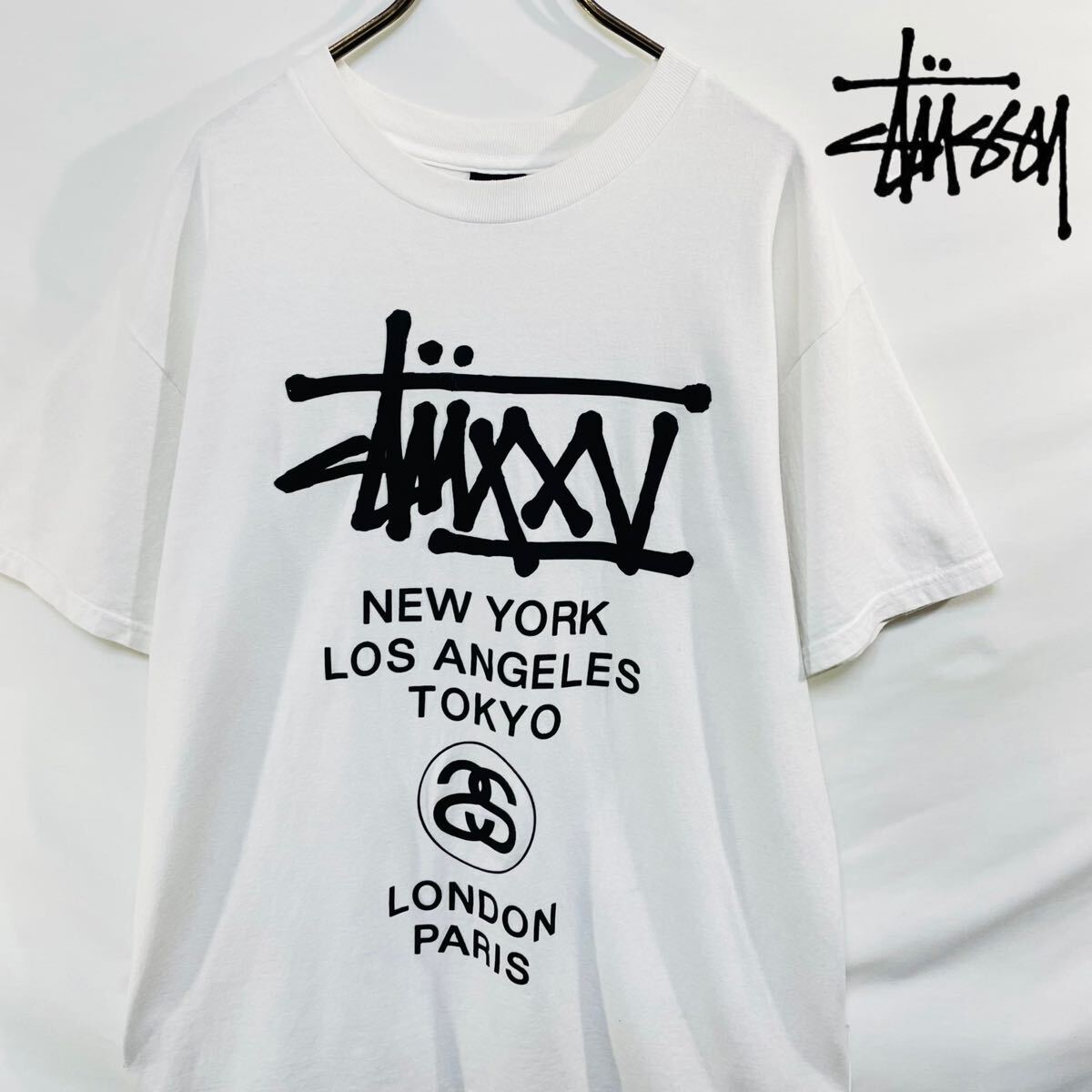 STUSSY 25th Tシャツ ステューシー レア （STUSSY ワールドツアー 