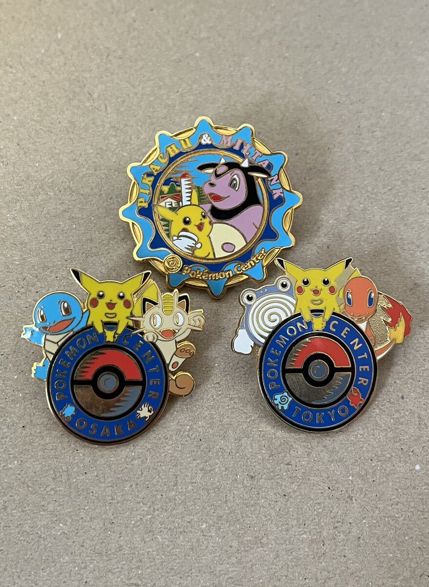 ポケモンセンター　オーサカDX限定 ロゴピンズ ピカチュウ サルノリ ニャース Amazon | ポケモンセンター オオサカ限定 ロゴピンズ 心斎橋 ポケモン