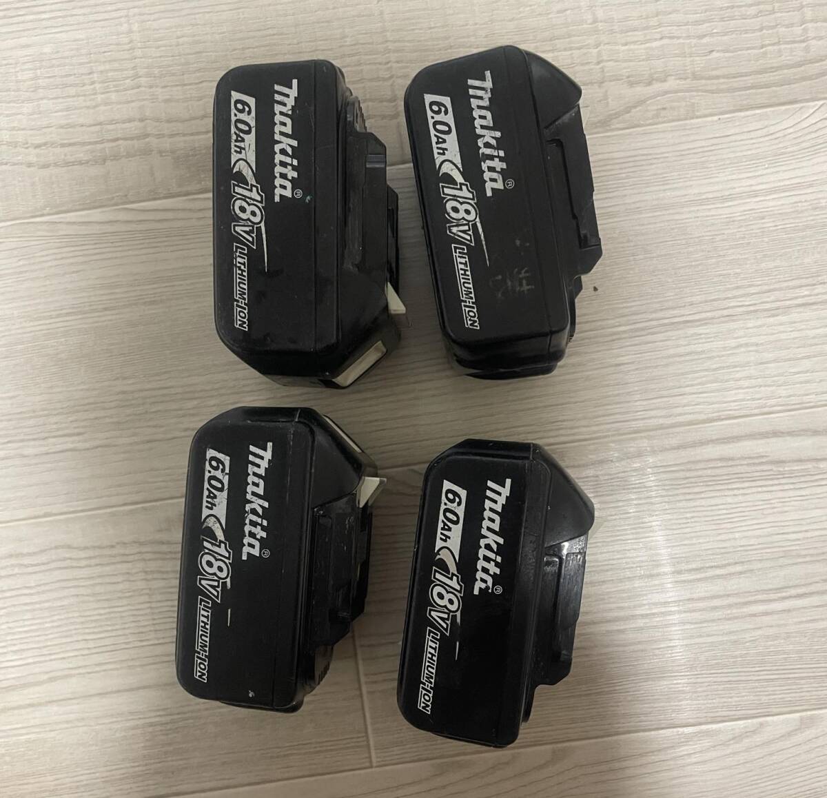 マキタ 18V 6.0Ah 純正バッテリー BL1860B 4個セット 現行品 BL1860B 
