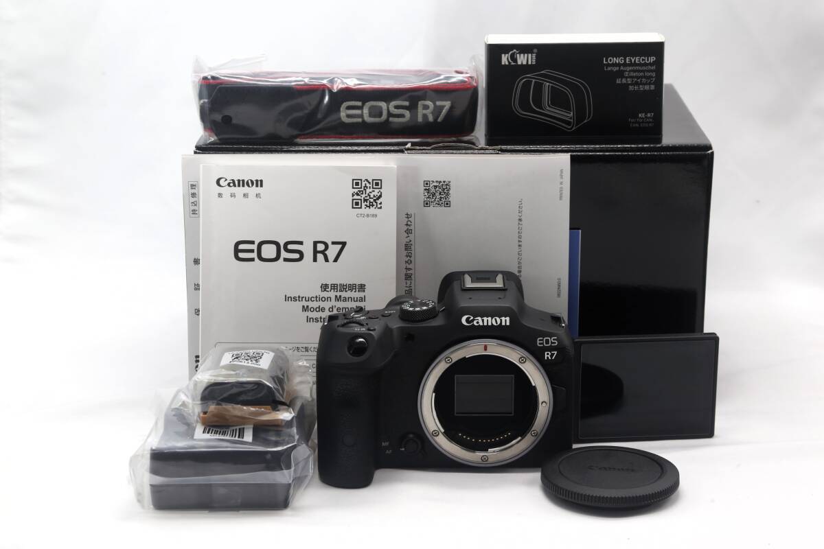 2000ショット以下！Cannon キヤノン EOS R7 （キヤノンR7のシャッター 