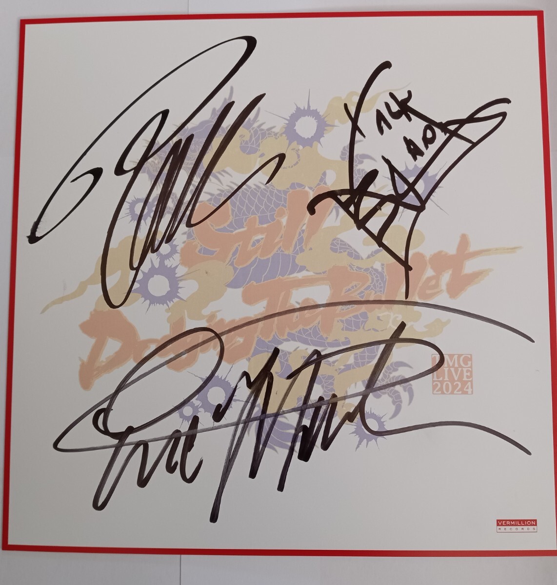 B'z サイン色紙 90年代 稲葉浩志 松本孝弘の落札情報詳細 - Yahoo