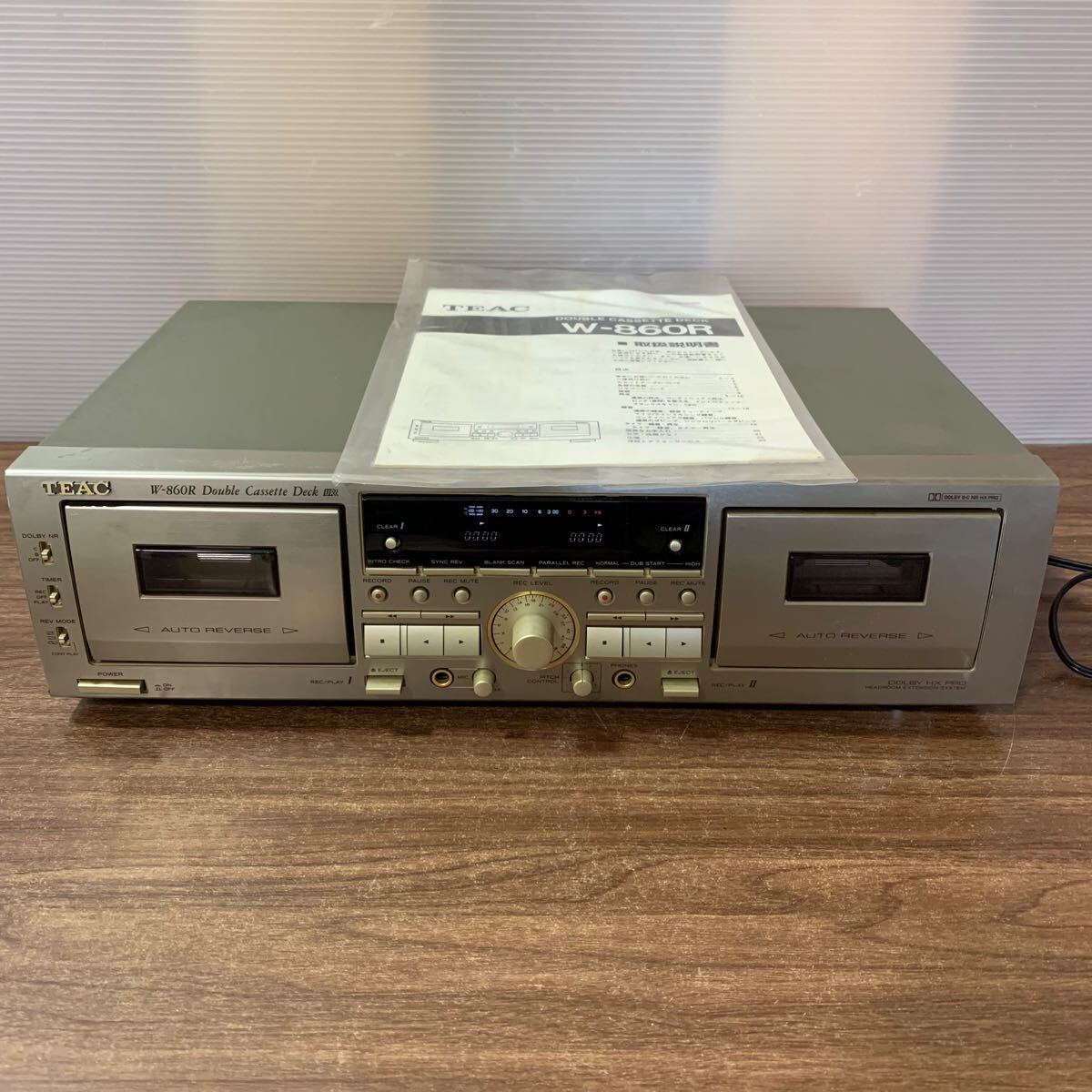 TEAC W-865R ダブルカセットデッキ Amazon.co.jp: TEAC カセットデッキ ダブルオートリバース