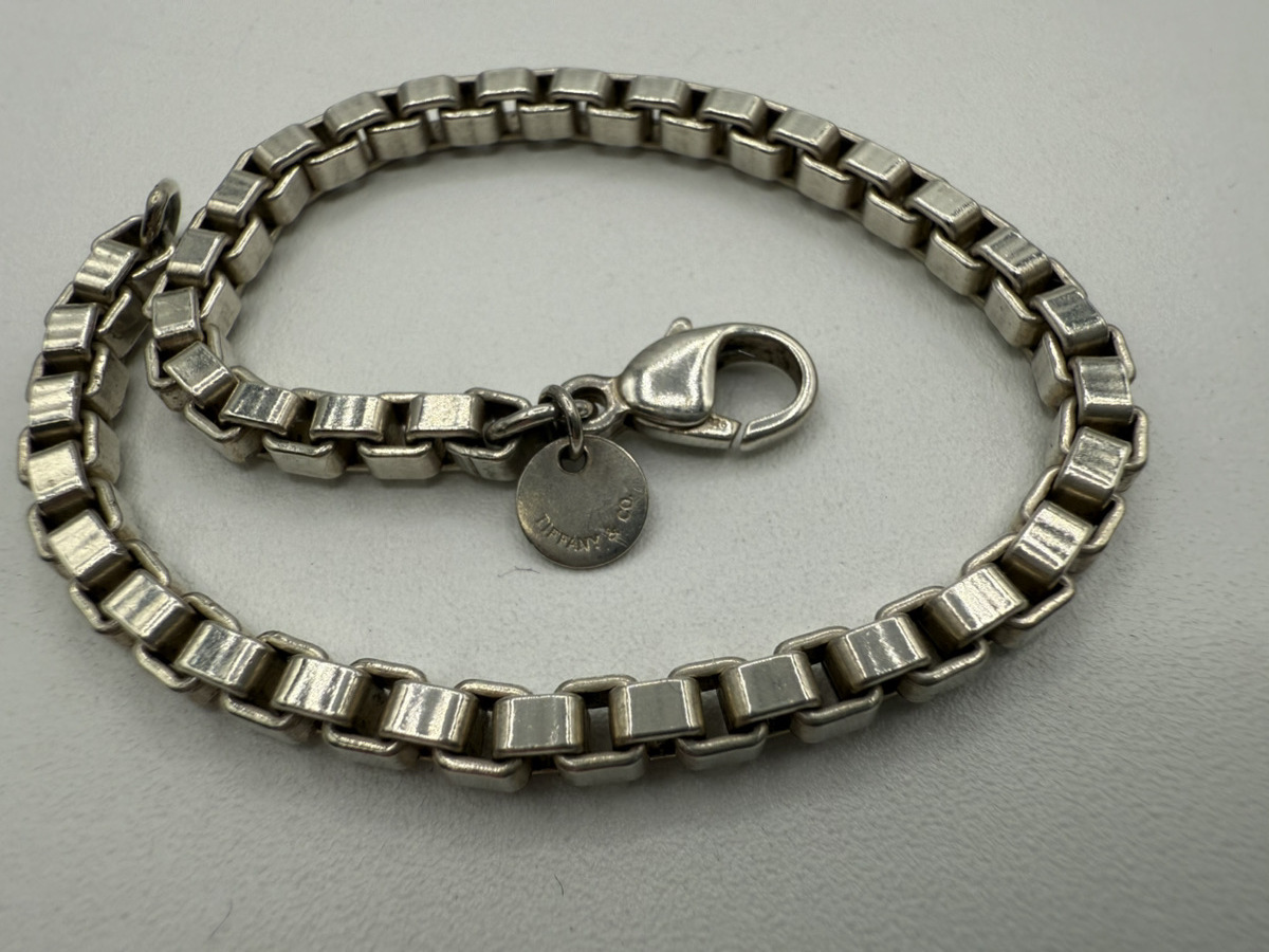 Tiffany & Co. SV925ベネチアンチェーンブレスレット ティファニー