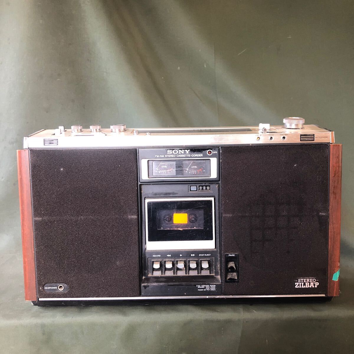 ソニー　ラジカセ　ᏟF-6600　ジルバップ　動作品　レトロ SONY ソニー ラジカセ ステレオ ジルバップ ZILBAP CF-6600