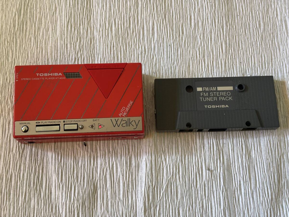 ジャンク品】東芝Walky KT-AS10カセットプレーヤー ジャンク 東芝