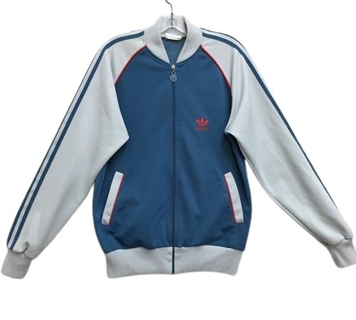 80's USA製 adidas ビンテージジャージ ターコイズブルー ATP レア