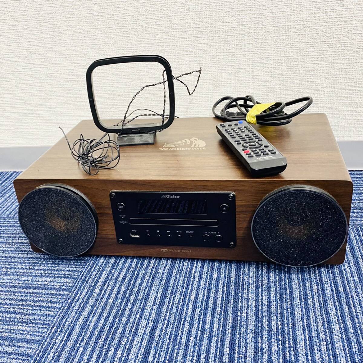 JVC コンパクトコンポーネントシステム【EX-N1】ウッドコーン