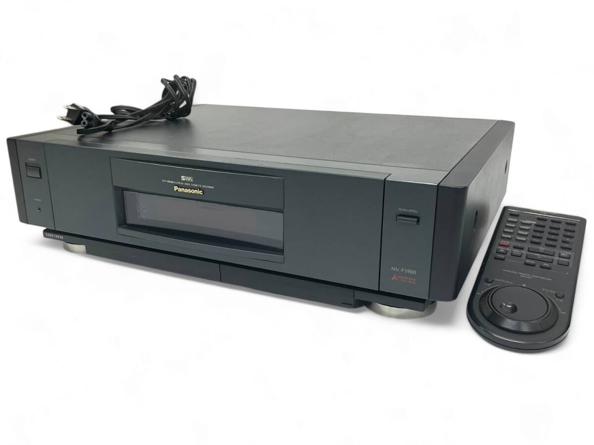 S-VHSビデオデッキ パナソニック NV-HS10 3次元搭載機Panasonic ビデオデッキ NV-HS10 S-VHS - メルカリ