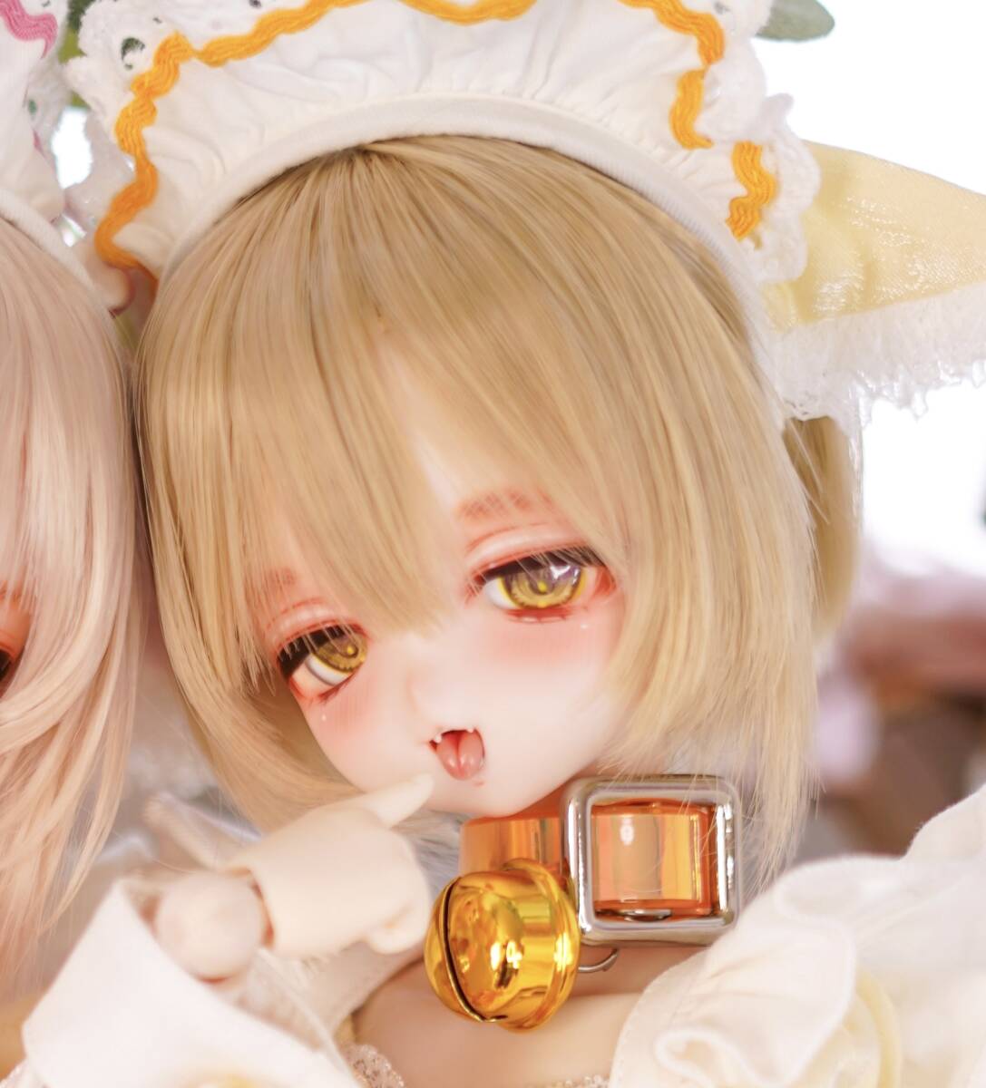 ゜FloralGarden ゜ DDH-01 ノーマル肌 カスタムヘッド +アイ+舌 ＊難あり ゜FloralGarden ゜ DDH-01 ノーマル肌 N肌 [難あり・ソフビ盛り